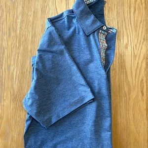 Peter Millar Blue Golf Shirt